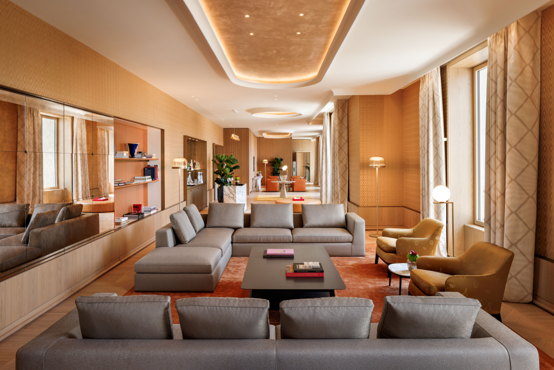 © Bulgari Suite Living Room, Bulgari Hotel, Rome, Italy