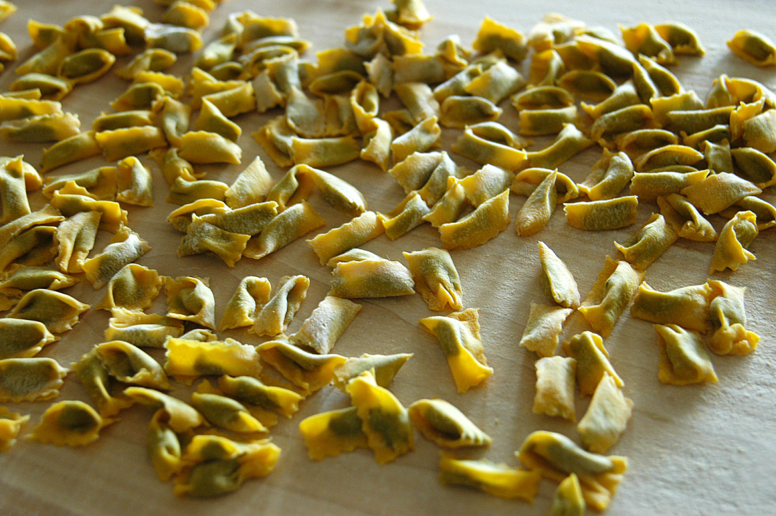 Agnolotti del plin - Piedmontese specialty, Italy